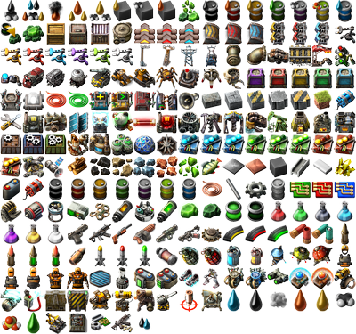 all icons in one file